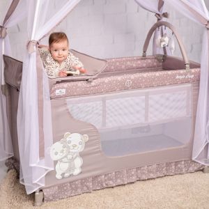 Сгъваема кошара MAGIC SLEEP , MELLOW ROSE BALLERINA BEAR