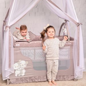 Сгъваема кошара MAGIC SLEEP , MELLOW ROSE BALLERINA BEAR