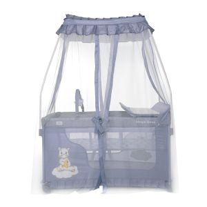Сгъваема кошара MAGIC SLEEP , COOL GREY HIPPO