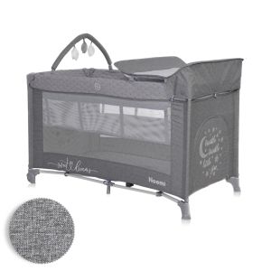 Сгъваема кошара NOEMI PLUS - 2нива , COOL GREY STAR