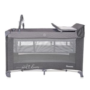 Сгъваема кошара NOEMI PLUS - 2нива , COOL GREY STAR
