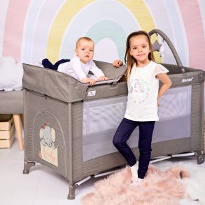 Сгъваема кошара NOEMI PLUS - 2нива , ICEBERG GREEN STAR