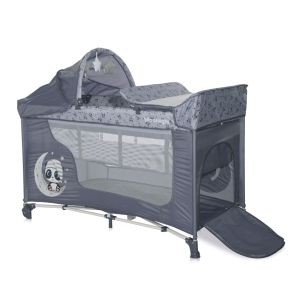 Сгъваема кошара MOONLIGHT PLUS - 2нива , COOL GREY PANDAS