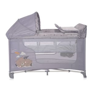 Сгъваема кошара MOONLIGHT PLUS - 2нива , GREY DREAM