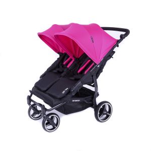 BABY MONSTERS количка за близнаци - EASY TWIN 3 + СЕННИЦИ FUCHSIA