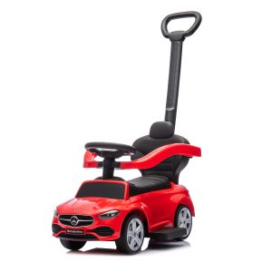 КОЛА ЗА ЯЗДЕНЕ с дръжка CHIPOLINO - MERCEDES C-CLASS , ЧЕРВЕНА