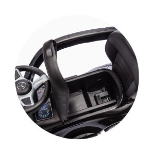 КОЛА ЗА ЯЗДЕНЕ с дръжка CHIPOLINO - MERCEDES C-CLASS , СИНЯ