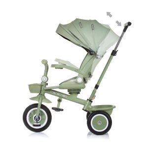 CHIPOLINO - Триколка със сенник МАРАТОН , ПАСТЕЛНО ЗЕЛЕНО