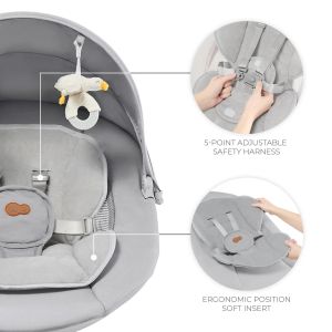 Kinderkraft TULSY шезлонг GREY
