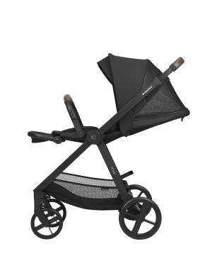 Комбинирана количка 3в1 с кош за новородено Mia , Black