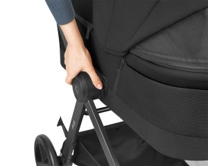 Комбинирана количка 3в1 с кош за новородено Mia , Black