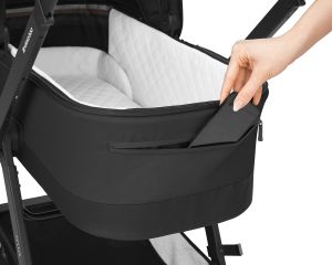 Комбинирана количка 3в1 с кош за новородено Mia , Black