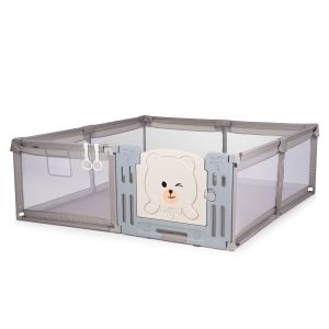 CHIPOLINO - Сгъваема кошара за игра с вратичка AMICO 180/200см , БЕЖОВО