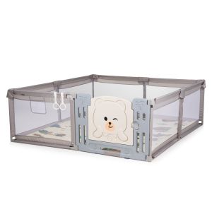 CHIPOLINO - Сгъваема кошара за игра с вратичка AMICO 180/200см , БЕЖОВО
