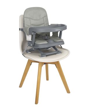 Столче ,седалка за хранене повдигаща Pappo , Grey