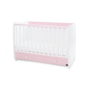 ЛЕГЛО КОШАРА DREAM NEW 70/140см. люлеещо с подвижна решетка , БЯЛО/ORCHID PINK