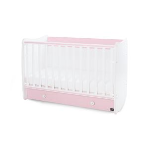 ЛЕГЛО КОШАРА DREAM NEW 70/140см. люлеещо с подвижна решетка , БЯЛО/ORCHID PINK