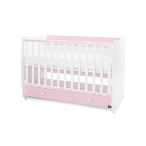 ЛЕГЛО КОШАРА DREAM NEW 70/140см. люлеещо с подвижна решетка , БЯЛО/ORCHID PINK