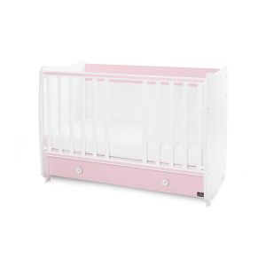 ЛЕГЛО КОШАРА DREAM NEW 70/140см. люлеещо с подвижна решетка , БЯЛО/ORCHID PINK