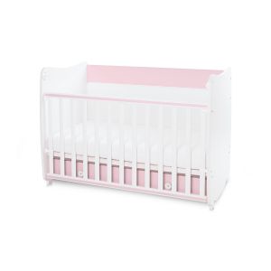 ЛЕГЛО КОШАРА DREAM NEW 70/140см. люлеещо с подвижна решетка , БЯЛО/ORCHID PINK