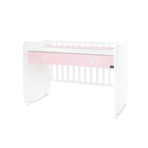 ЛЕГЛО КОШАРА DREAM NEW 70/140см. люлеещо с подвижна решетка , БЯЛО/ORCHID PINK