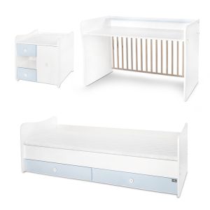 ТРАНСФОРМИРАЩО ЛЕГЛО MiniMAX NEW 190/72 , БЯЛО/BABY BLUE