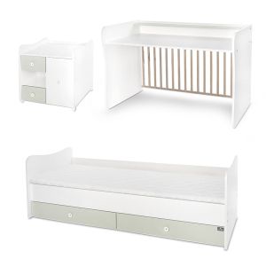 ТРАНСФОРМИРАЩО ЛЕГЛО MiniMAX NEW 190/72 , БЯЛО/MILKY GREEN
