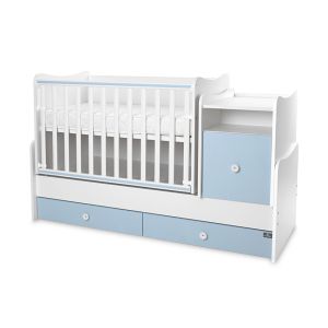 ТРАНСФОРМИРАЩО ЛЕГЛО TREND PLUS NEW 70/160см. , БЯЛО/BABY BLUE