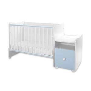 ТРАНСФОРМИРАЩО ЛЕГЛО TREND PLUS NEW 70/160см. , БЯЛО/BABY BLUE