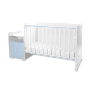 ТРАНСФОРМИРАЩО ЛЕГЛО TREND PLUS NEW 70/160см. , БЯЛО/BABY BLUE