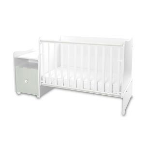 ТРАНСФОРМИРАЩО ЛЕГЛО TREND PLUS NEW 70/160см. , БЯЛО/MILKY GREEN