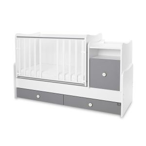 ТРАНСФОРМИРАЩО ЛЕГЛО TREND PLUS NEW 70/160см. , БЯЛО/STONE GREY