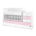 ТРАНСФОРМИРАЩО ЛЕГЛО MAXI PLUS NEW 70/160см. , БЯЛО/ORCHID PINK