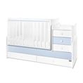 ТРАНСФОРМИРАЩО ЛЕГЛО MAXI PLUS NEW 70/160см. , БЯЛО/BABY BLUE-3BOX