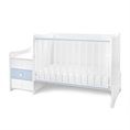 ТРАНСФОРМИРАЩО ЛЕГЛО MAXI PLUS NEW 70/160см. , БЯЛО/BABY BLUE-3BOX