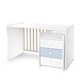 ТРАНСФОРМИРАЩО ЛЕГЛО MAXI PLUS NEW 70/160см. , БЯЛО/BABY BLUE-3BOX