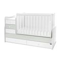 ТРАНСФОРМИРАЩО ЛЕГЛО MAXI PLUS NEW 70/160см. , БЯЛО/MILKY GREEN