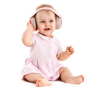 Бебешки антифон капсули Reer SilentGuard Baby, Розов