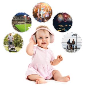 Бебешки антифон капсули Reer SilentGuard Baby, Розов