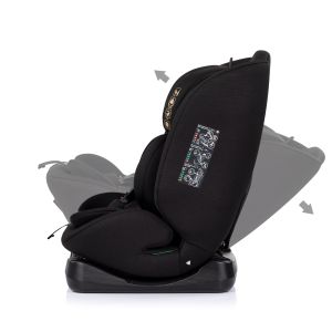 CHIPOLINO - МОНДИАЛ i-size 360 - Стол за кола от 40 до 150см. ЧЕРНО