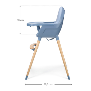 Kinderkraft FINI 2 столче за хранене NORDIC BREEZE