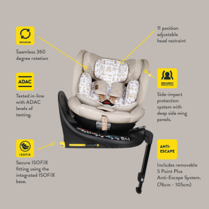 Cosatto CT6008 All in All EXTRA столче за кола MEADOW