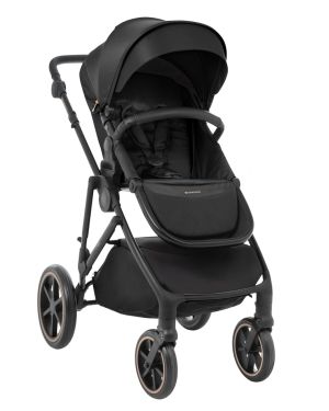Комбинирана количка 2в1 с кош за новородено Thea Black 