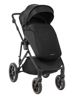 Комбинирана количка 2в1 с кош за новородено Thea Black 