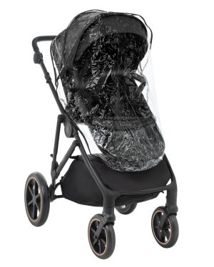 Комбинирана количка 2в1 с кош за новородено Thea Black 