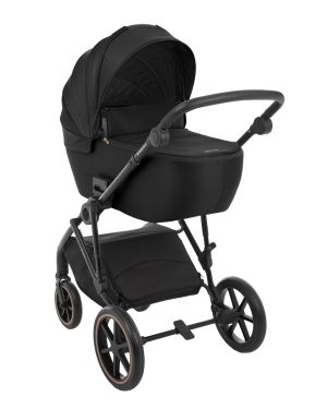 Комбинирана количка 2в1 с кош за новородено Thea Black 