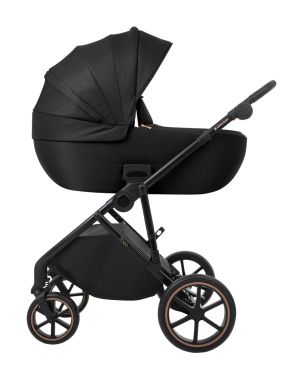 Комбинирана количка 2в1 с кош за новородено Thea Black 