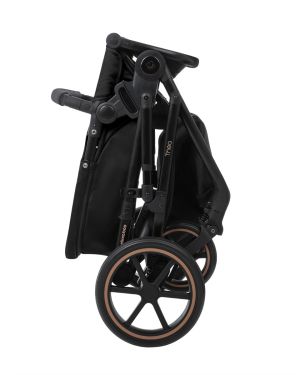 Комбинирана количка 2в1 с кош за новородено Thea Black 