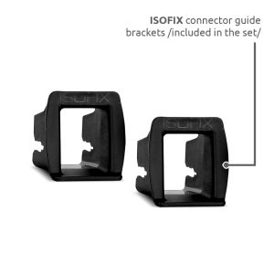 Стол за кола с опорен крак - SOLARIS i-Size IsoFix , BLACK 