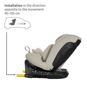 Стол за кола с опорен крак - SOLARIS i-Size IsoFix , GREEN